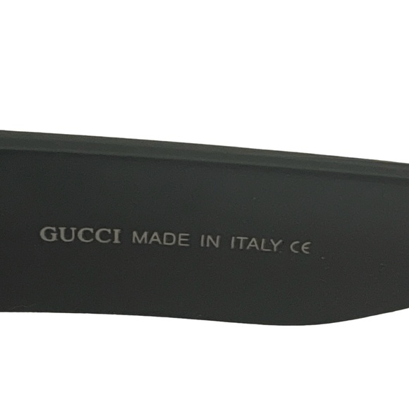 Black Semi Cat Eye Sunglasses with Purple Lenses - Rhinestones & Gold Emblems - Picture 7 of 10